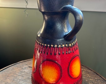 Dümbler & Breiden, West Germany, Fat Lava Vase - Etsy New Zealand