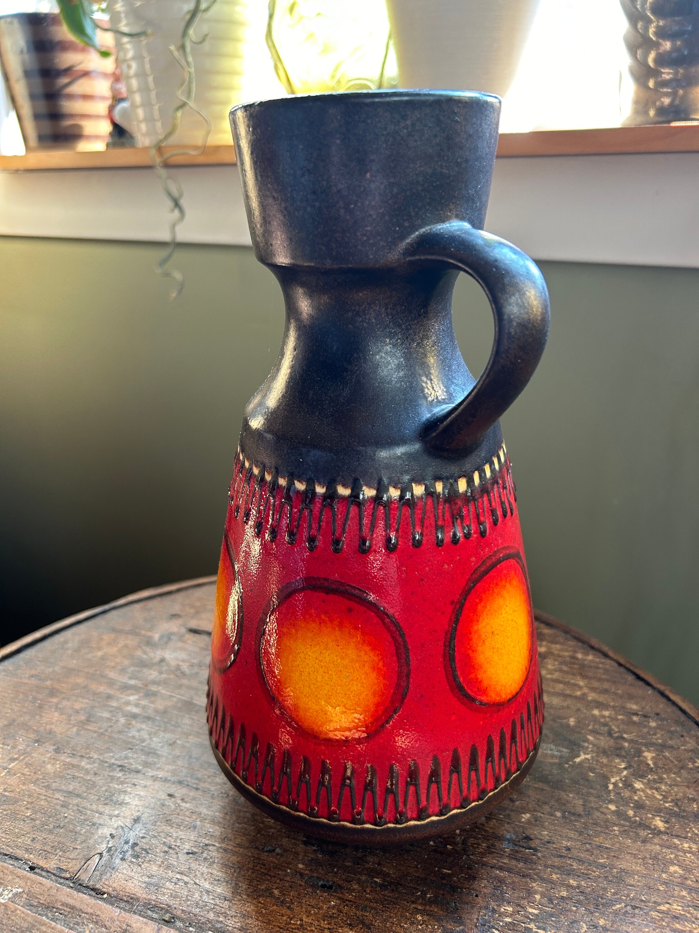 Dümbler & Breiden, West Germany, Fat Lava Vase - Etsy Ireland