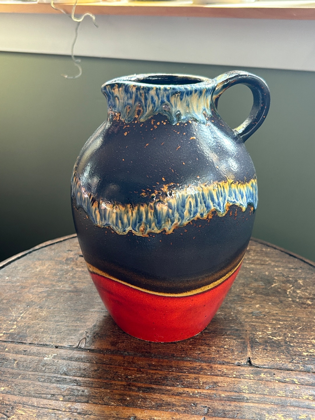 Dumler & Breidon, Fat Lava Jug, Vase, MCM, West Germany - Etsy New
