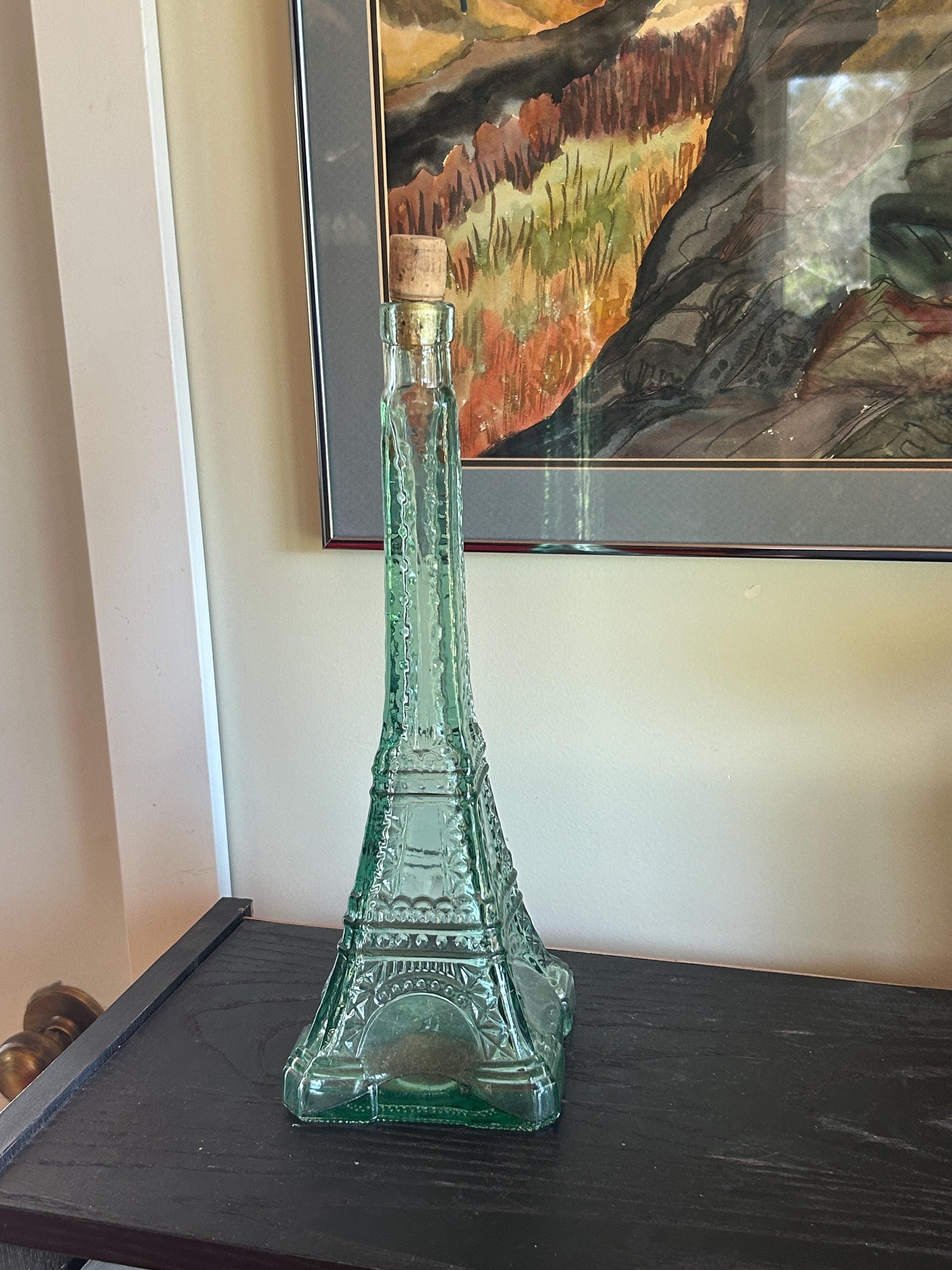 エッフェル塔デキャンタ/キャンドルホルダー/花瓶 アクアガラスボトル