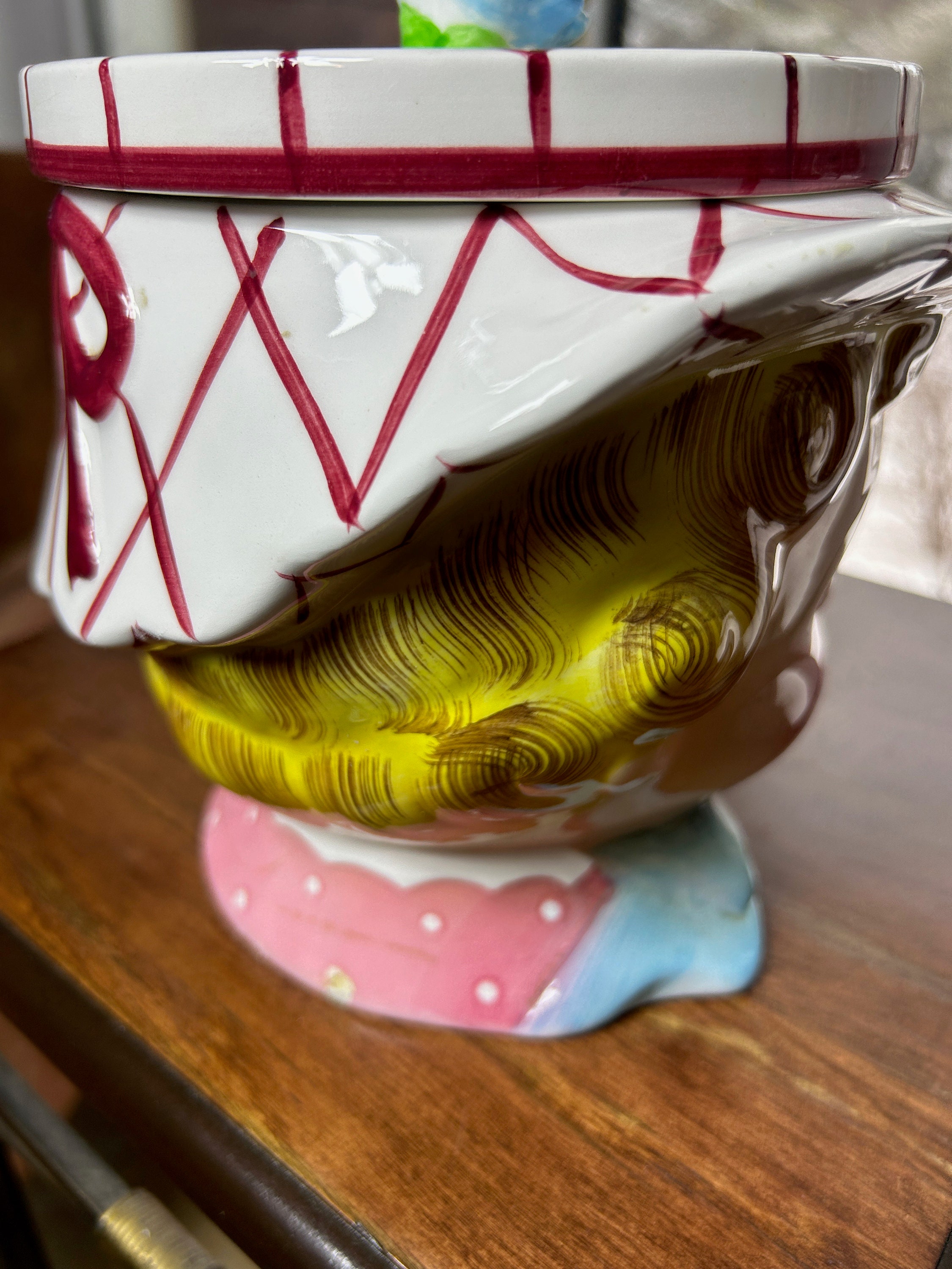 美品 Lefton レフトン ミス プリス キティ キャット クッキージャー