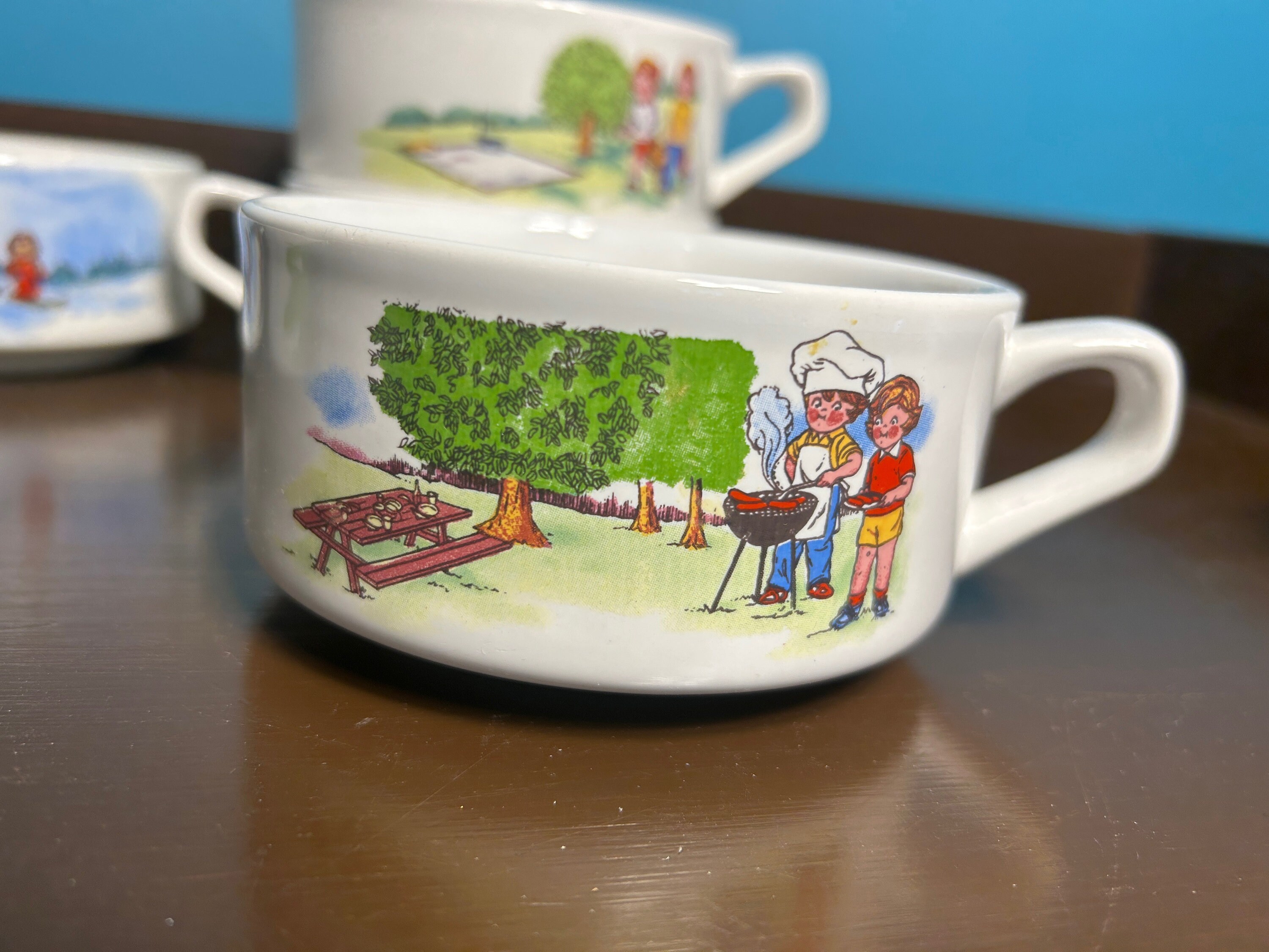 60s 70s Campbells SOUP BOWL スープボウル キャンベル Campbell's Soup Bowl With Handle - Etsy