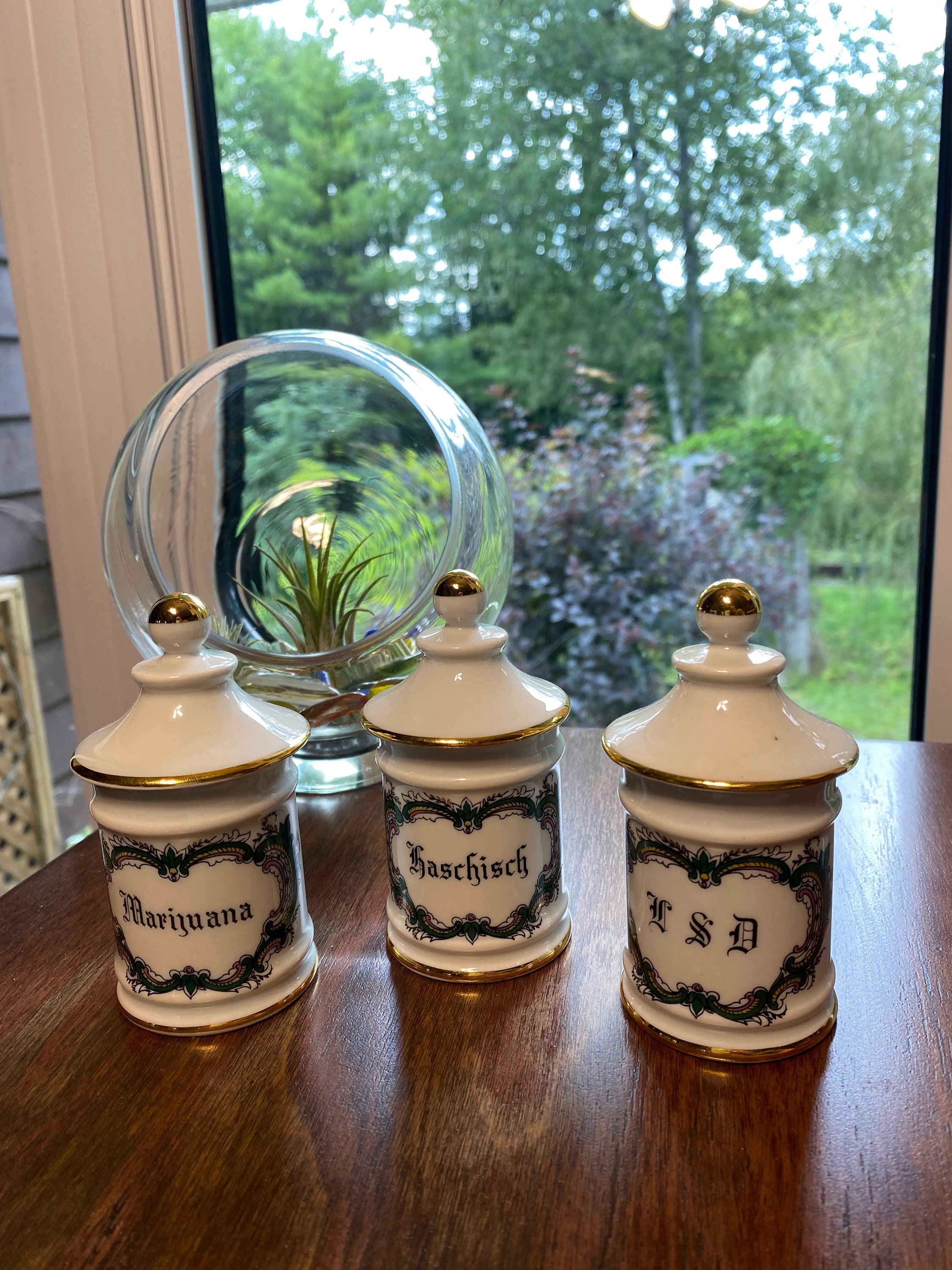 Limoges Apothecary Jar Etsy