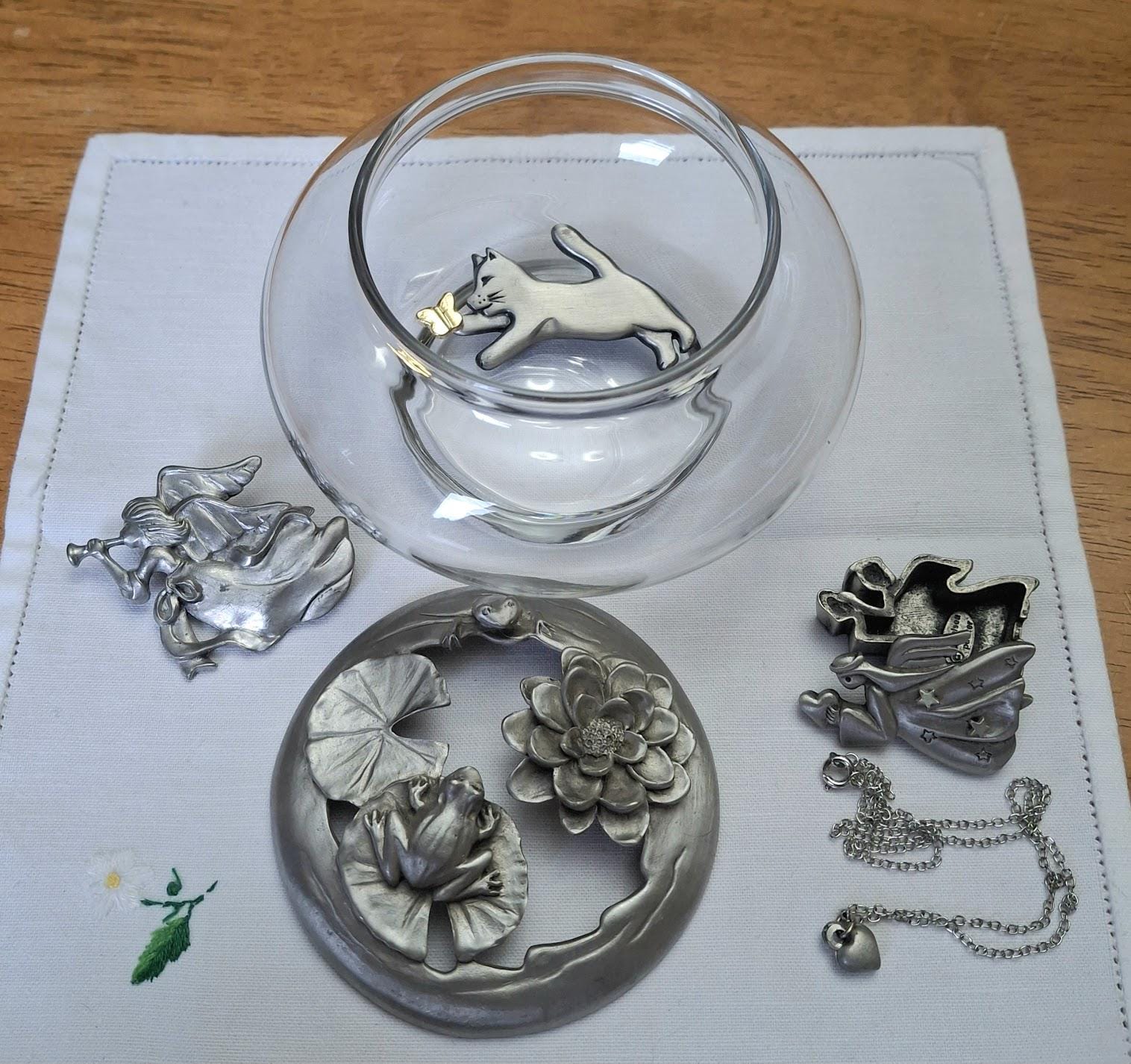 Vintage Seagull Pewter Potpourri Bowl, Ocean Theme Decor - Etsy