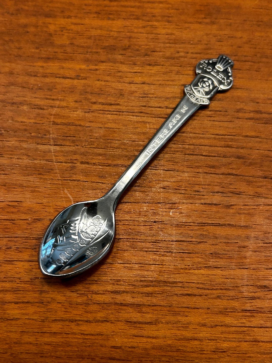 ROLEXロレックス INTERLAKEN BUCHERER ノベルティスプーン Rolex Bucherer Collectable Spoon Interlaken Rose - Etsy