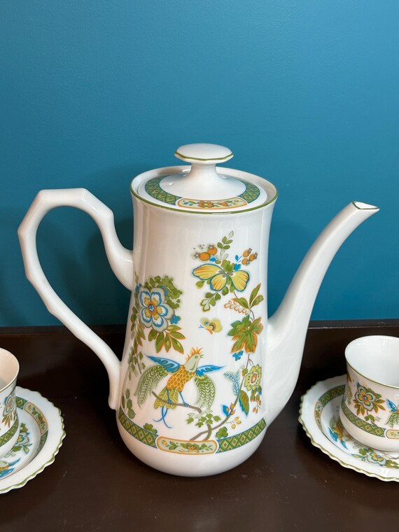 Vintage Coffee/tea Set, One World, Sango, Fine China Japan - Etsy