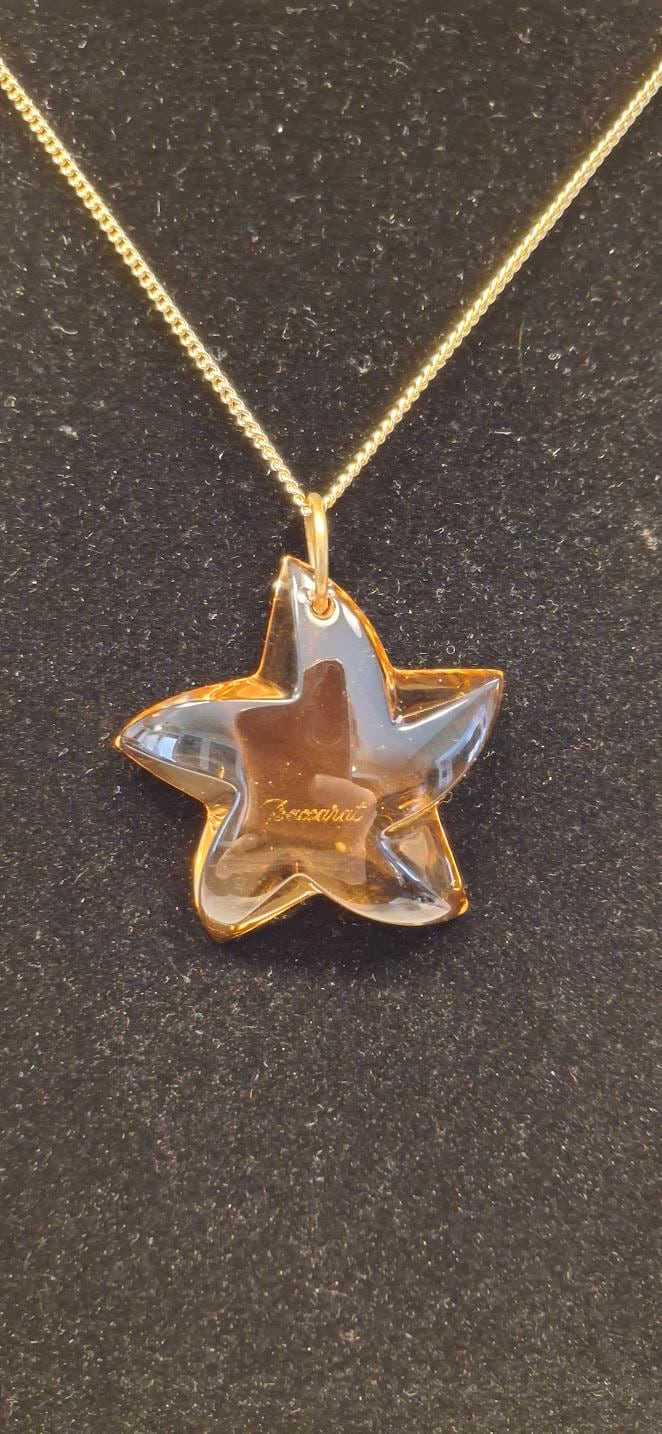 Baccarat スターモチーフ ネックレス Baccarat Crystal Star Necklace Vintage - Etsy