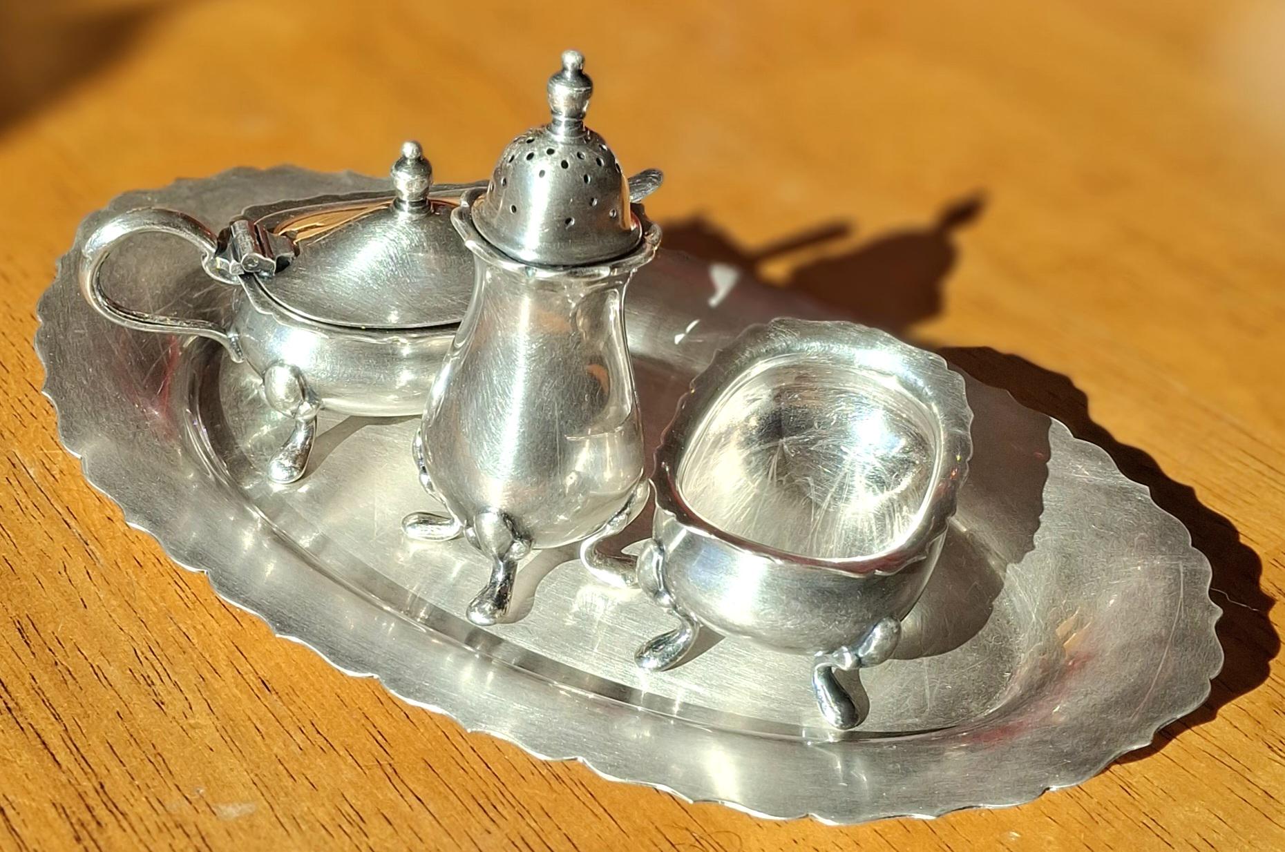 コレクション Mappin & Webb Silver Condiment Set Mappin and Webb Silver Condiment Set | AC Silver