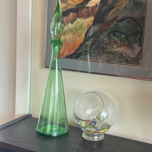 genie bottle, decanter, vase, vintage