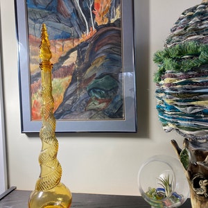 genie bottle, decanter, vase, vintage