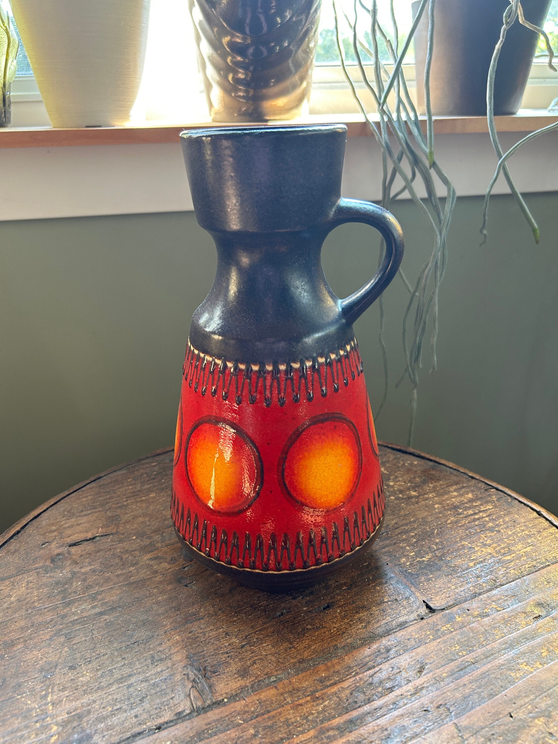 Dümbler & Breiden, West Germany, Fat Lava Vase - Etsy New Zealand