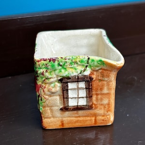 Jarra para crema Price Bros Cottage Ware, fabricada en Inglaterra.