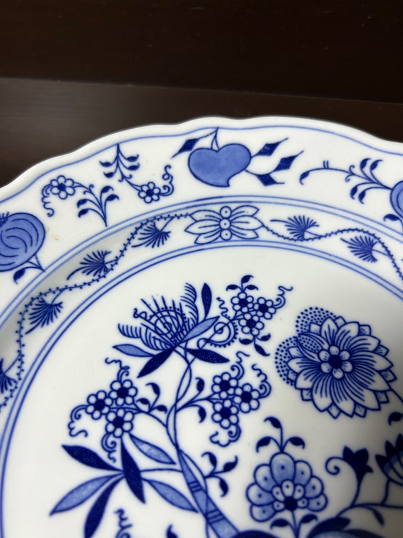 Blue Onion, Meissen Plate, Carl Teichert - Etsy