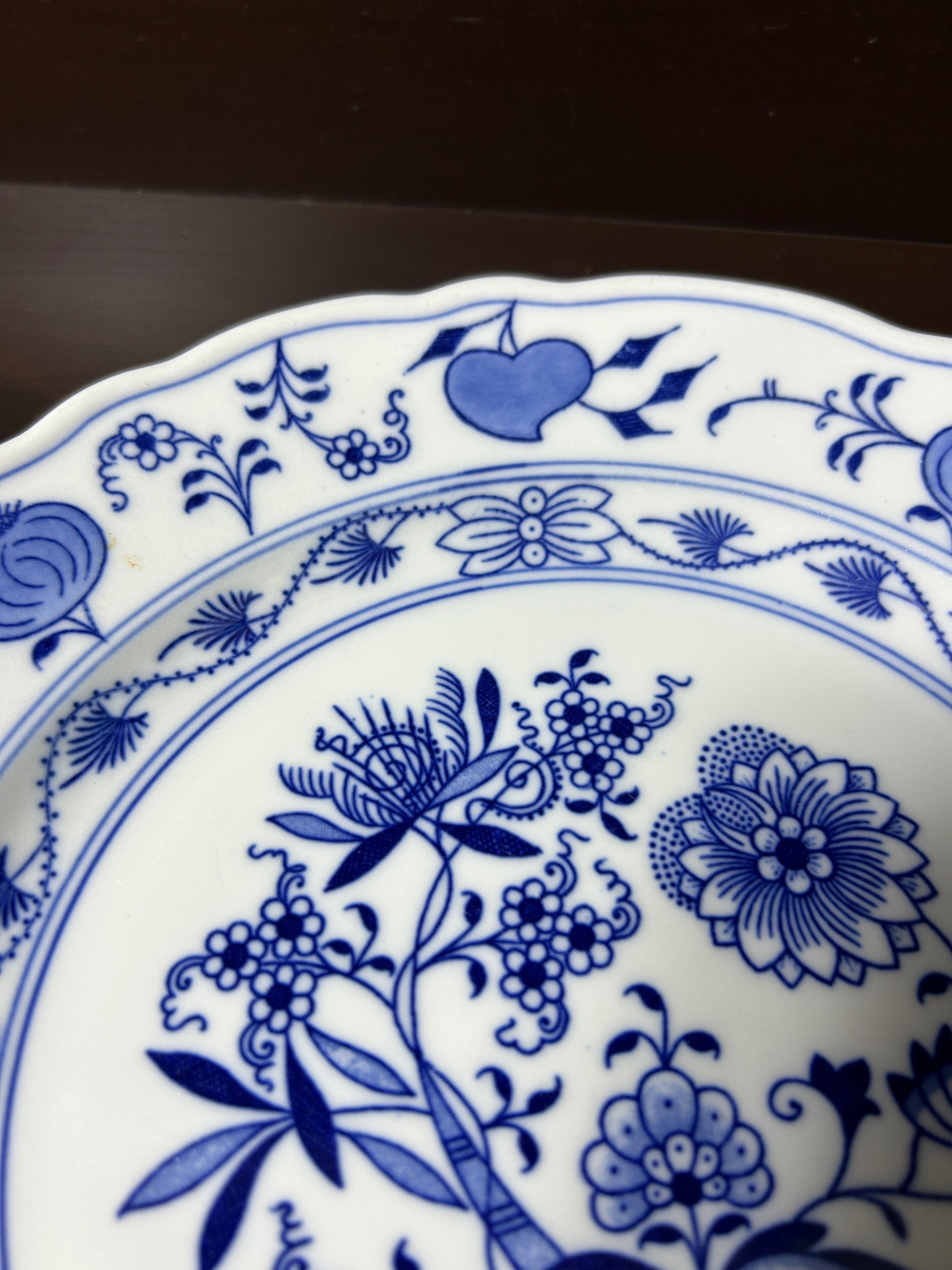 Blue Onion, Meissen Plate, Carl Teichert - Etsy