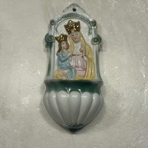 Holy water font, benetier, stoup, vintage