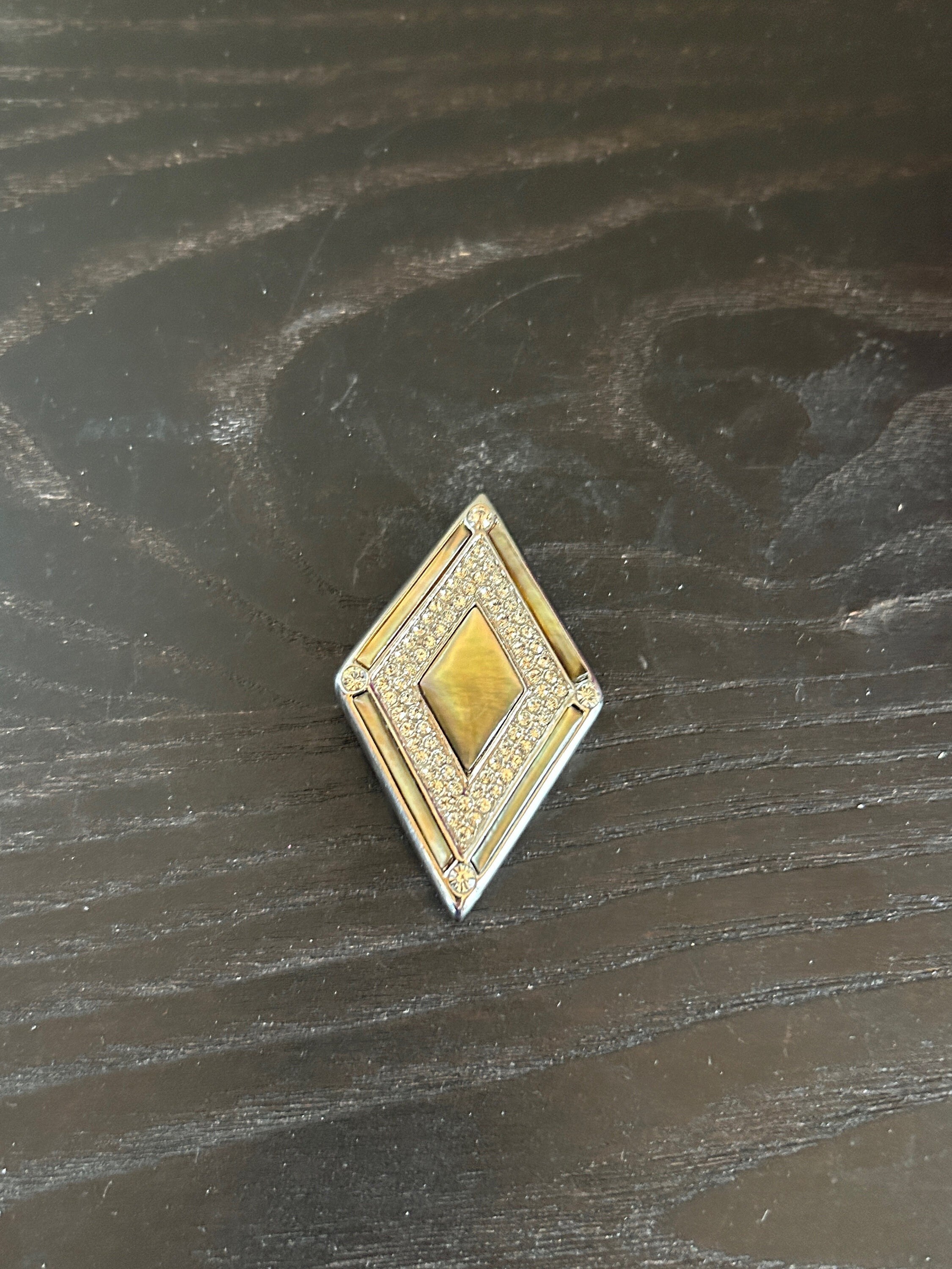 Pendant Brooch Designer Butler Signed Vintage