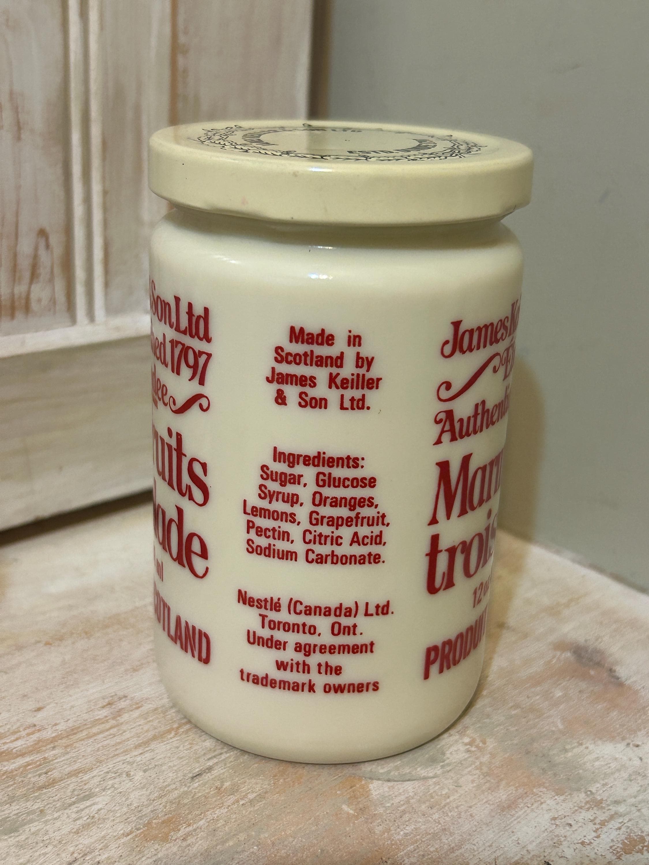 Vintage James Keiller & Sons Ltd. Dundee Three Fruits Marmalade