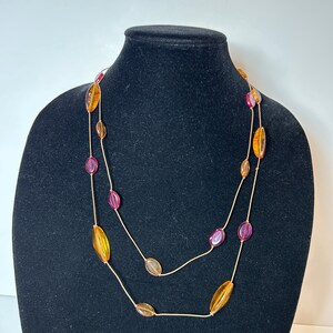 Necklace LBVYR Yves Rocher Brown Stretch