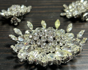Sherman brooch or clip earrings
