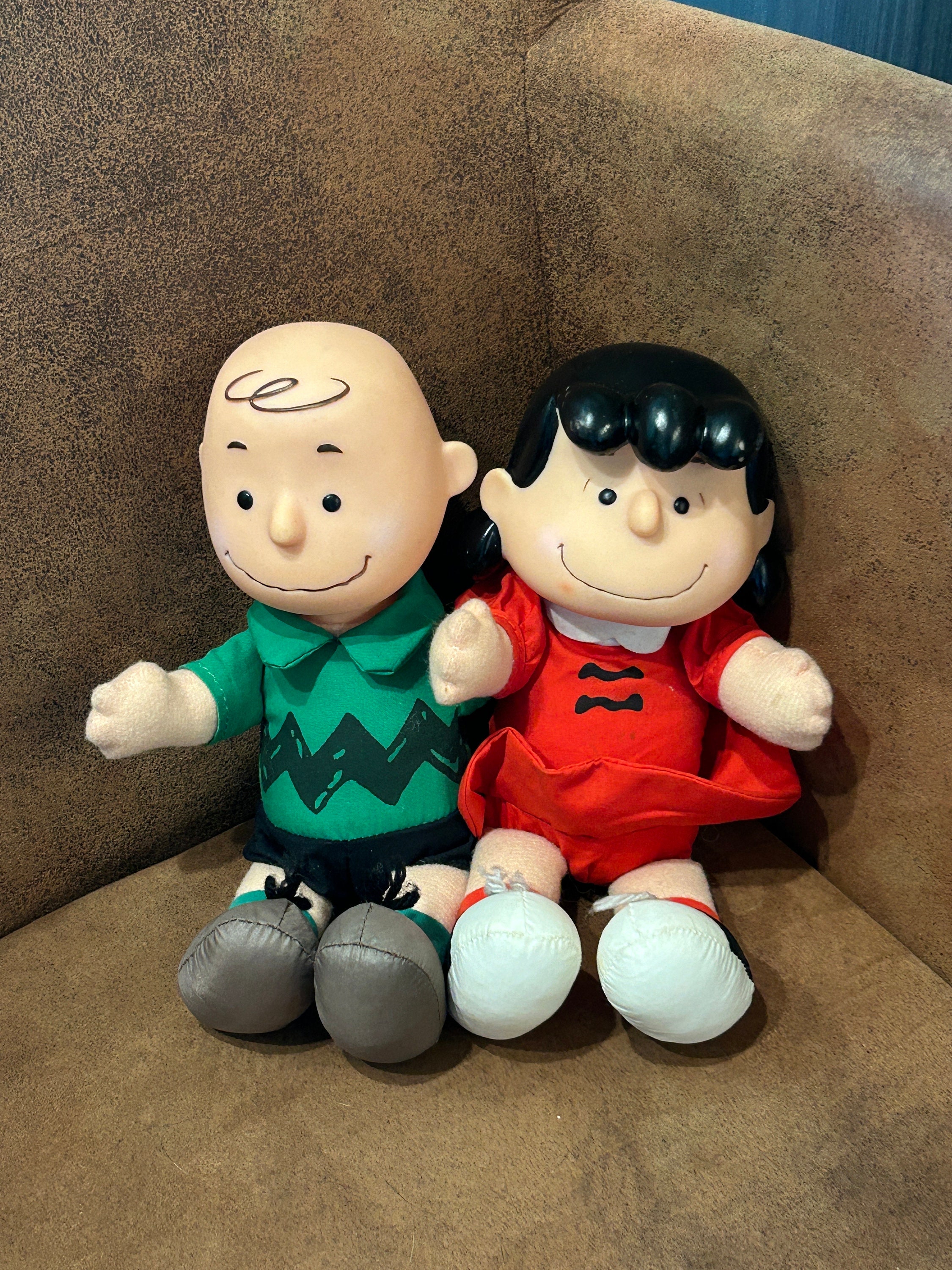 Charlie Brown and Lucy Vintage Dolls Peanuts - Etsy