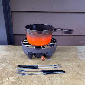 Nomar Staub vintage fondue set