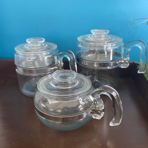 Percolateur Pyrex Flameware, café, thé
