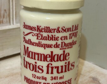 Vintage James Keiller & Sons Ltd. Dundee Three Fruits Marmalade