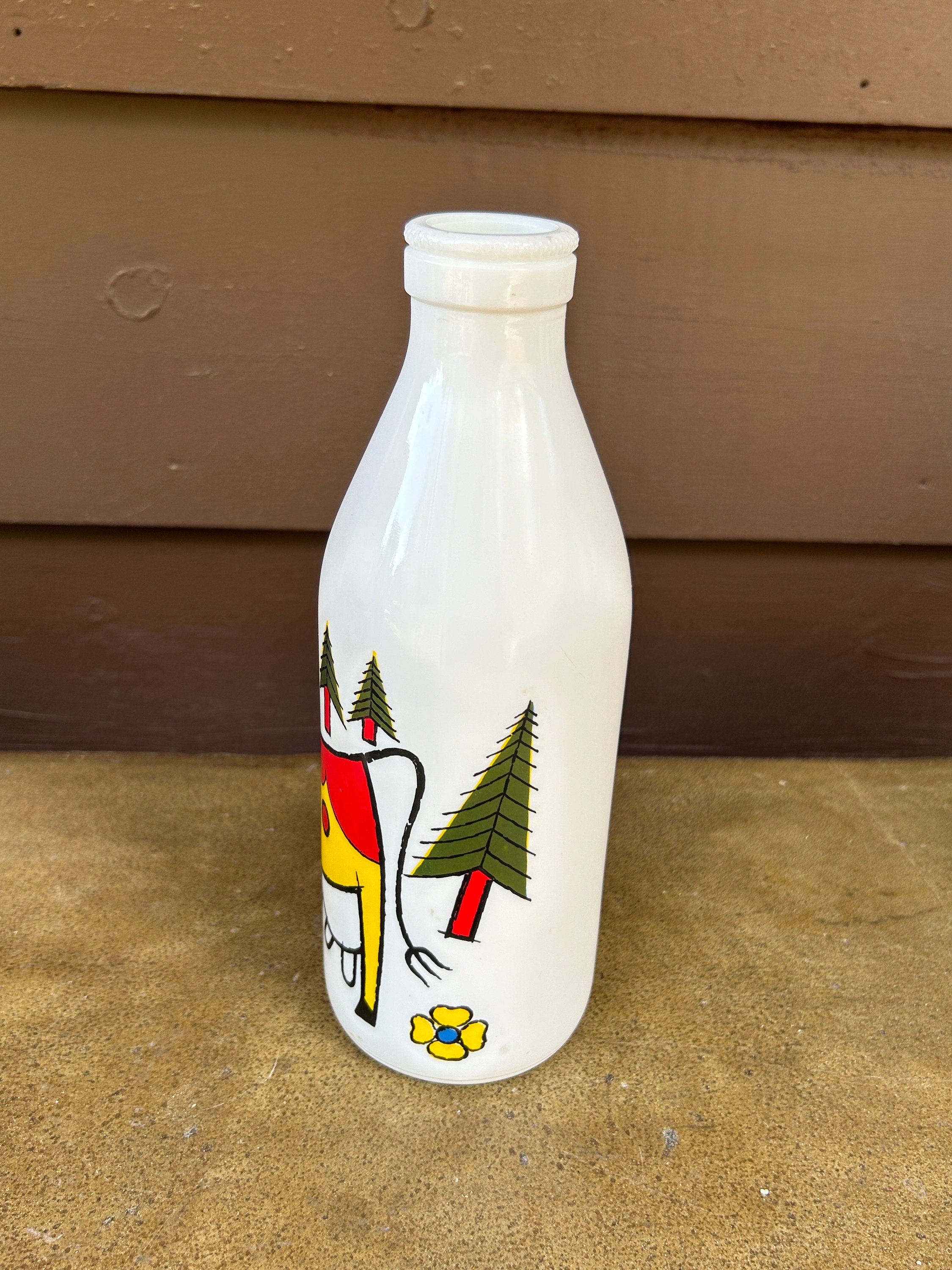 ミルクボトル、ヴィンテージのEgizia Glass - Etsy 日本