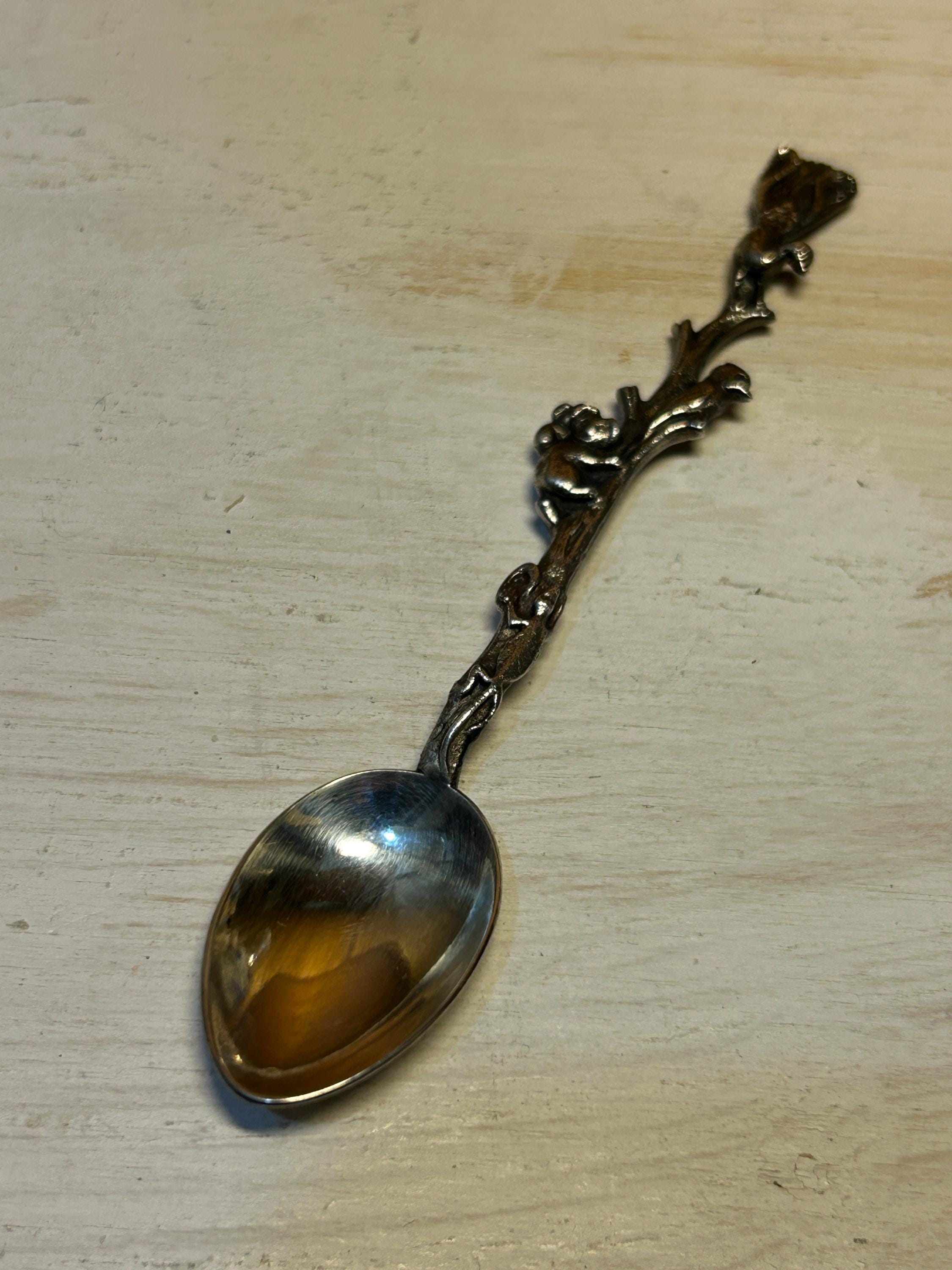 Rodd Spoons, Set 6, Australian Animals, Silver EPNS A1, Vintage