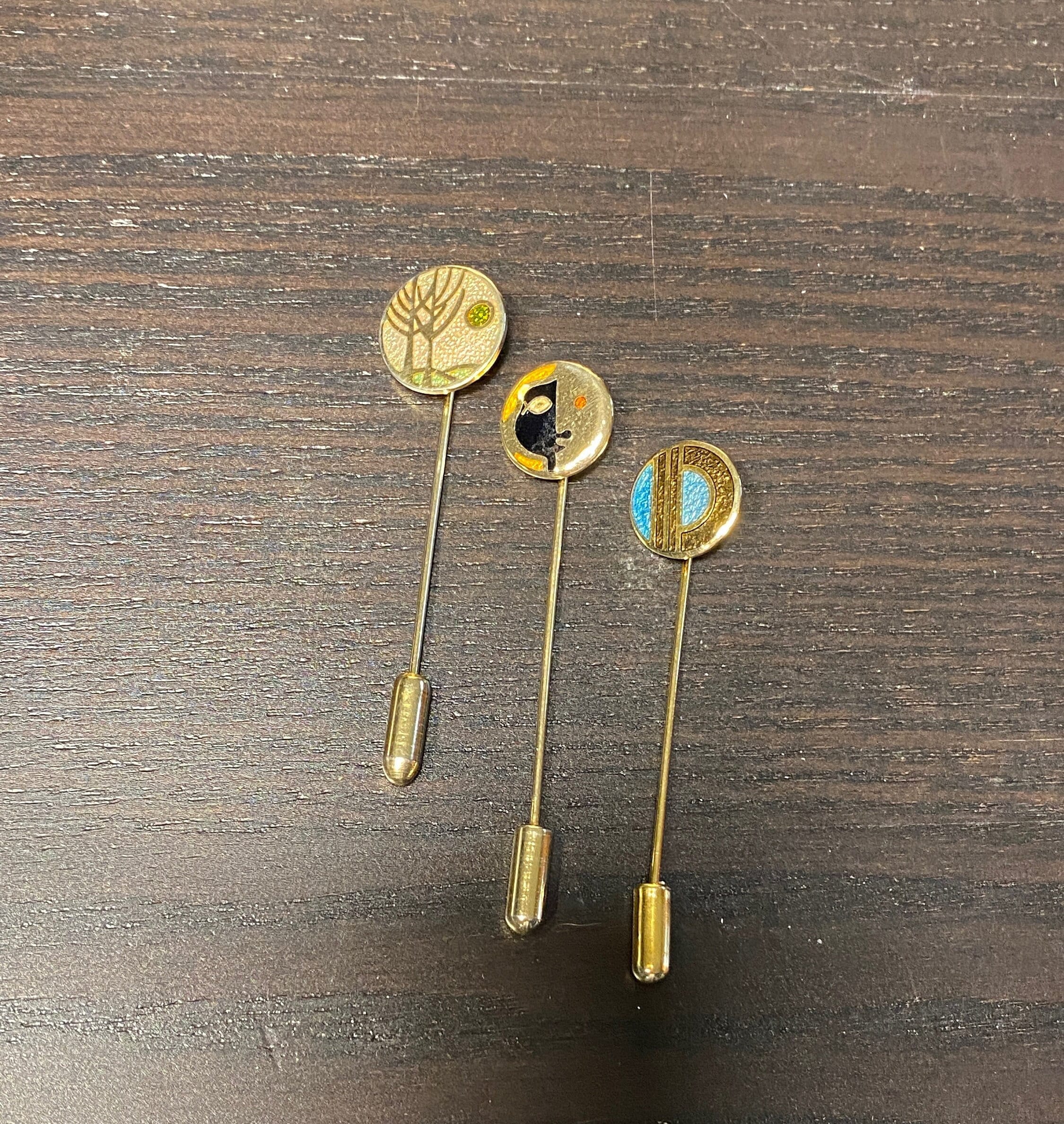 De Passillé Sylvestre modernist stick pin