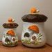 NOMAR/ STAUB fondue en fonte vintage décor Village/6 Assiettes