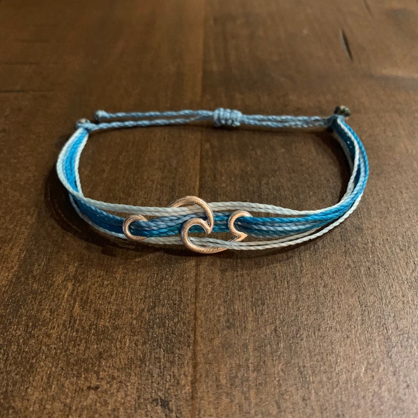 Ocean wave bracelet