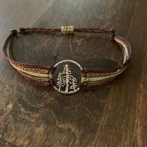 Three tree mountain bracelet