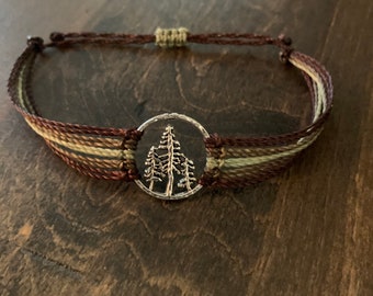 Three tree mountain bracelet