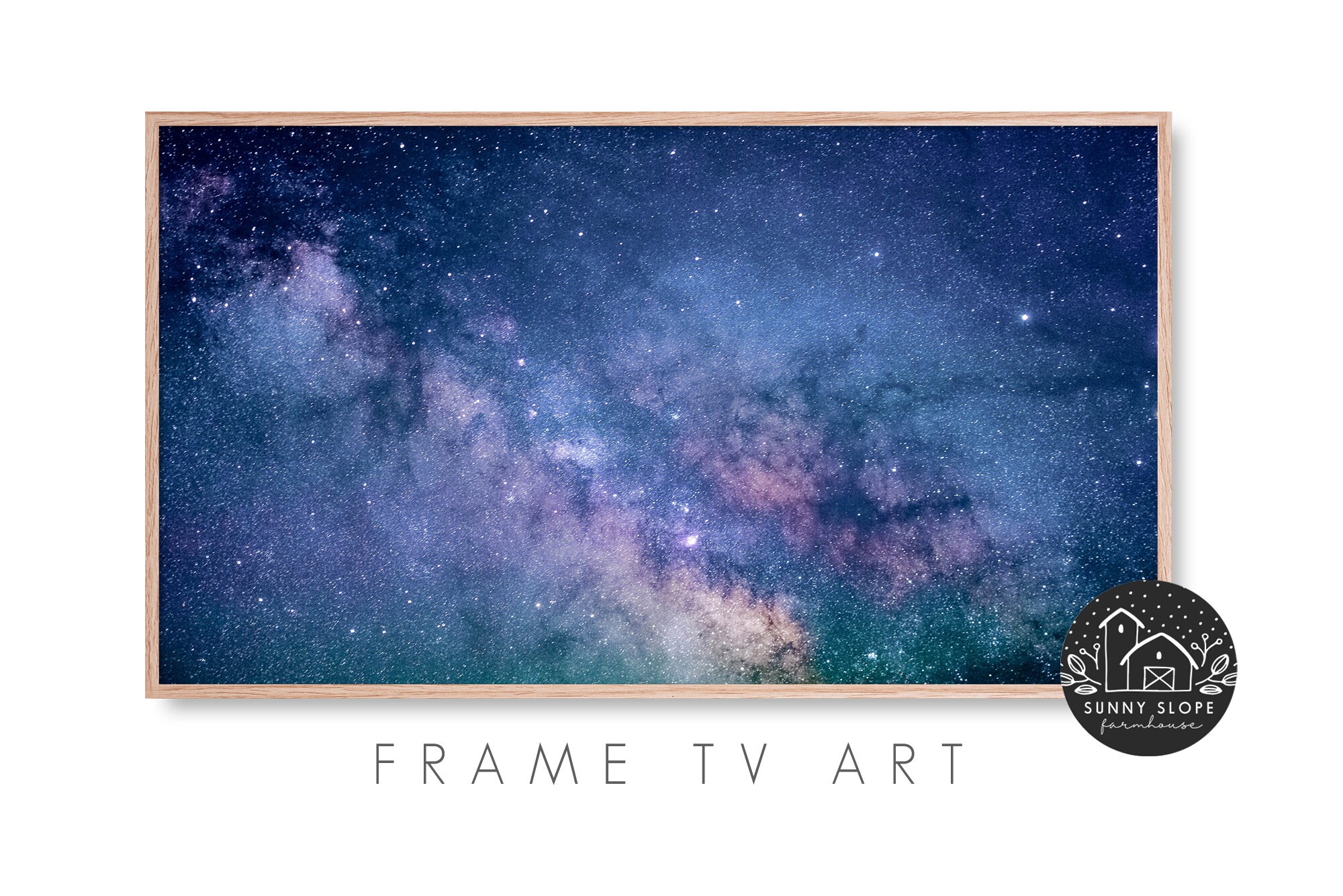 Night Sky Frame Tv Art Stars Tv Art, Galaxy Tv Art, Nature Tv Art