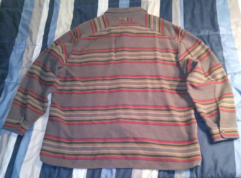Pendleton Woolen mills Western Shirt, Striped Button Down size XXL Brand new never worn image 4