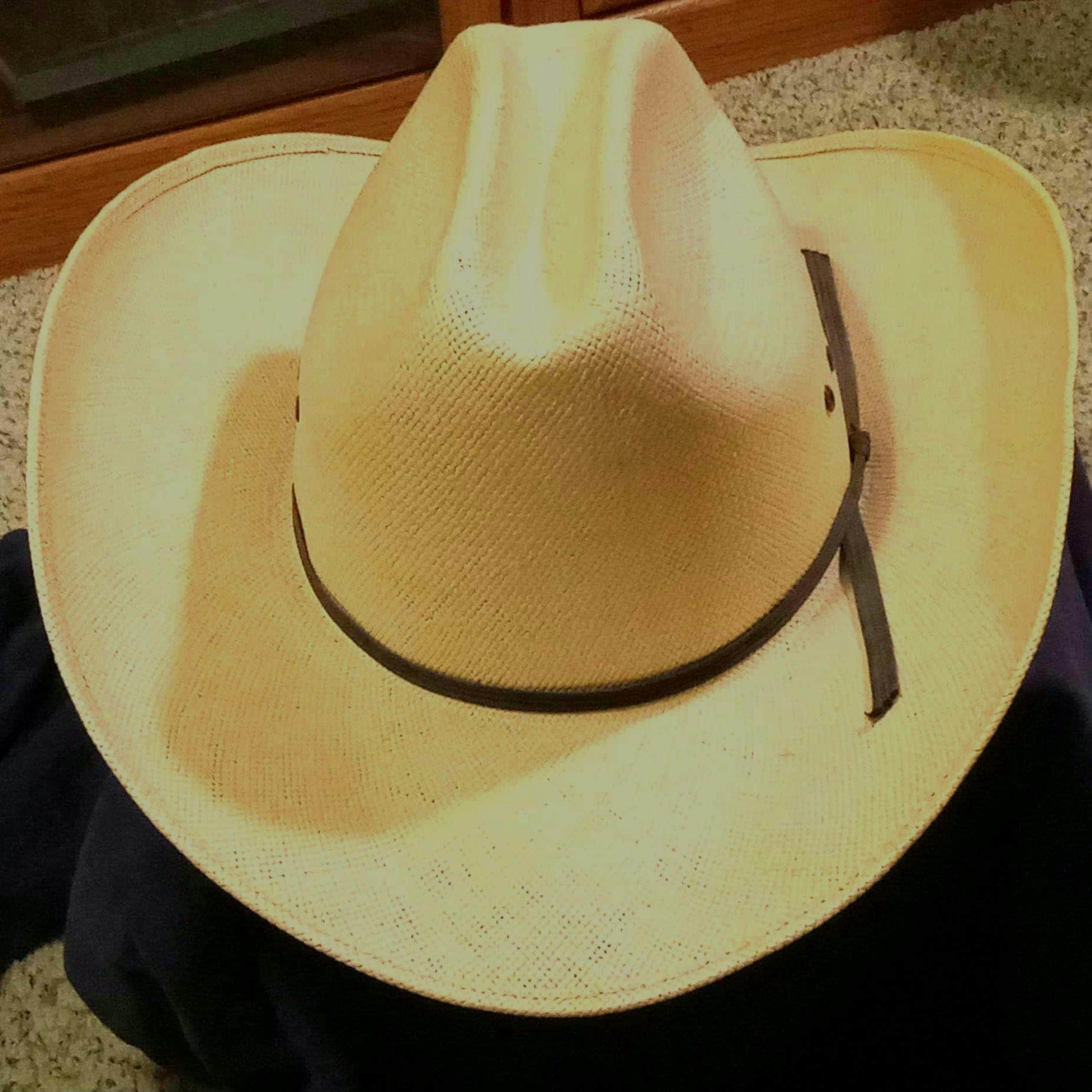 Vintage 7 1/2 Cowboy Hat - Etsy