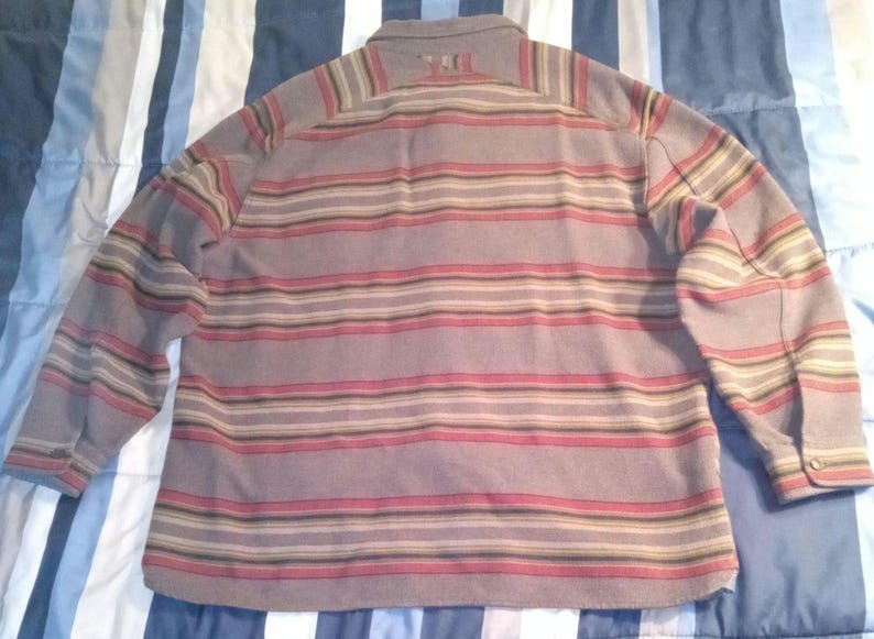 Pendleton Woolen mills Western Shirt, Striped Button Down size XXL Brand new never worn image 5