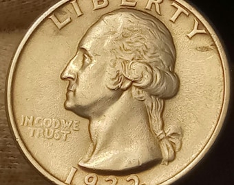 1932-P Washington quarter BU Brilliant uncirculated 90% silver MS 65 condition light motto
