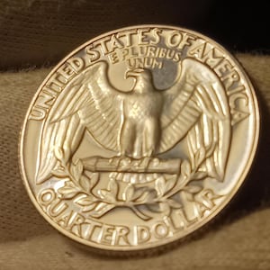 1961-P Washington Quarter Proof BU Brilliant Unzirkuliert 90% Silber