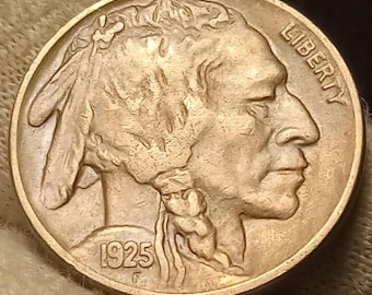 1925-P Buffalo nickel UNC uncirculated tougher date