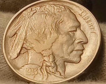 1913-P Buffalo nickel type 2 BU Brilliant Uncirculated Full horn MS 63 condition