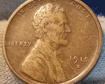 1915-S Lincoln wheat penny Extremely Fine+ condition tougher date