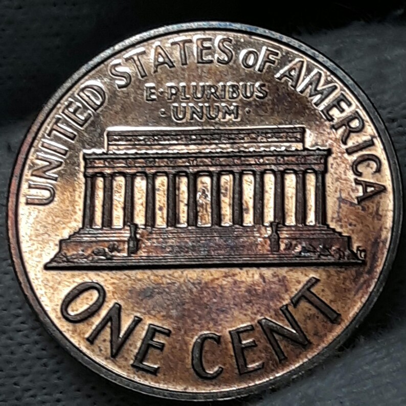 1961-P Lincoln Memorial Penny (proof ) BU Brilliant Uncirculated 95 % ...