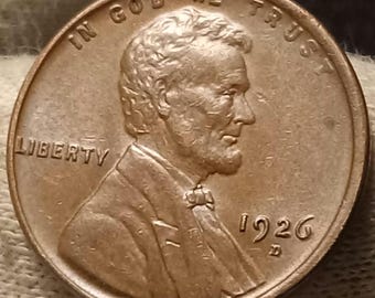 1926-D Lincoln wheat penny UNC uncirculated tougher date key date