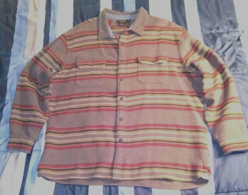 Pendleton Woolen mills Western Shirt, Striped Button Down size XXL Brand new never worn image 2