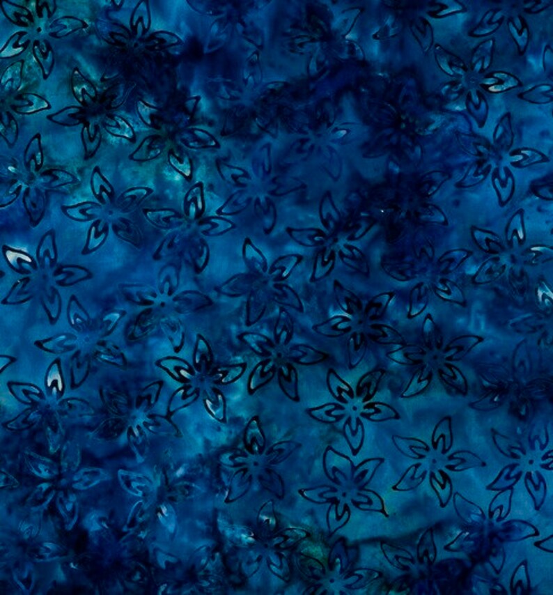 One Half Must Select Two Blue Tie Dye Marine Plumeria Tie Around Pet Bandana