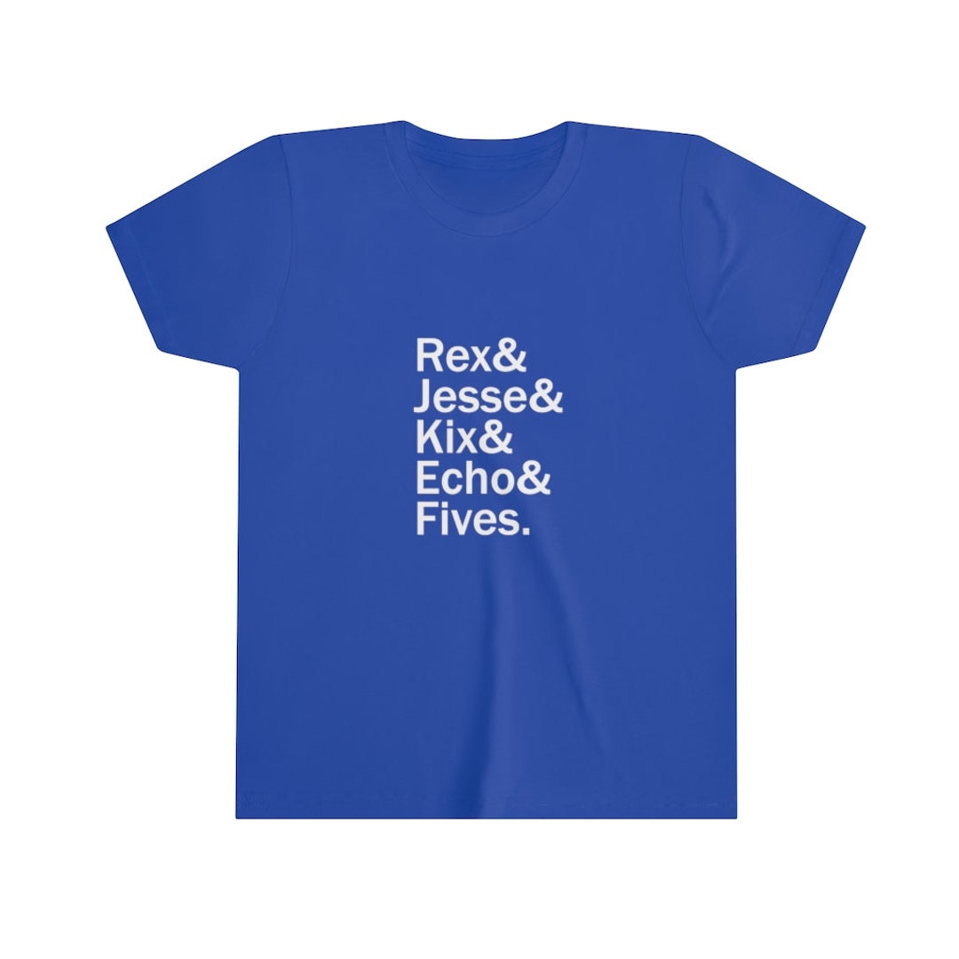 Buy Clone Wars Troopers Youth Name List Tee Rex Jesse Kix Echo Online in India - Etsy Buy Clone Wars Troopers Youth Name List Tee Rex Jesse Kix Echo Online in India - Etsy
