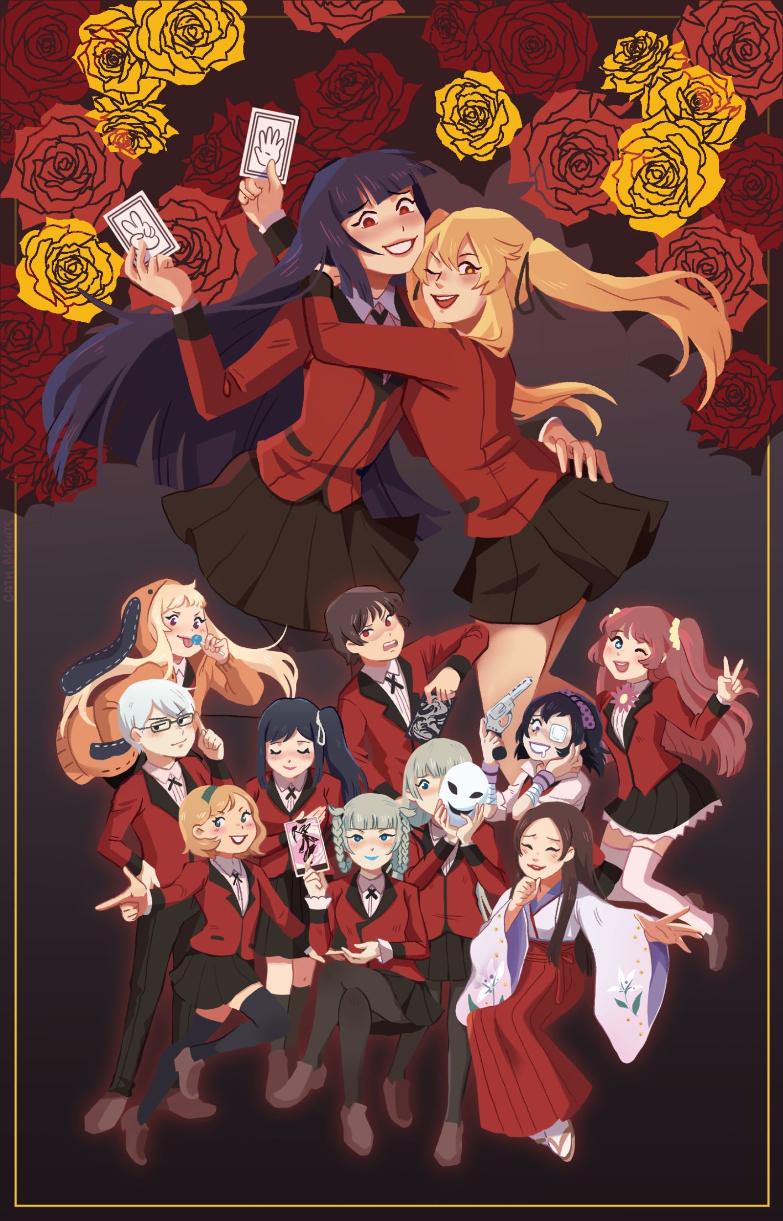 Kakegurui Large 11x17 Print