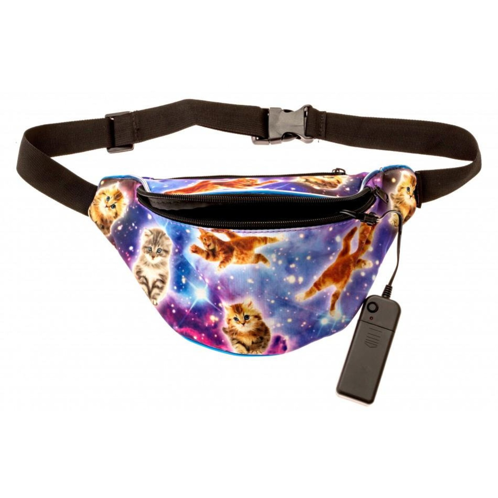 Light Up Galaxy Cat Fanny Pack Etsy